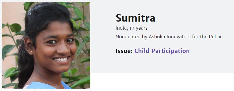 Sumitra Nayak International Children's Peace Prize KISS